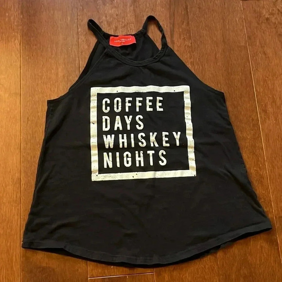 Akira Coffee Days Whiskey Nights Top - Picture 1 of 4